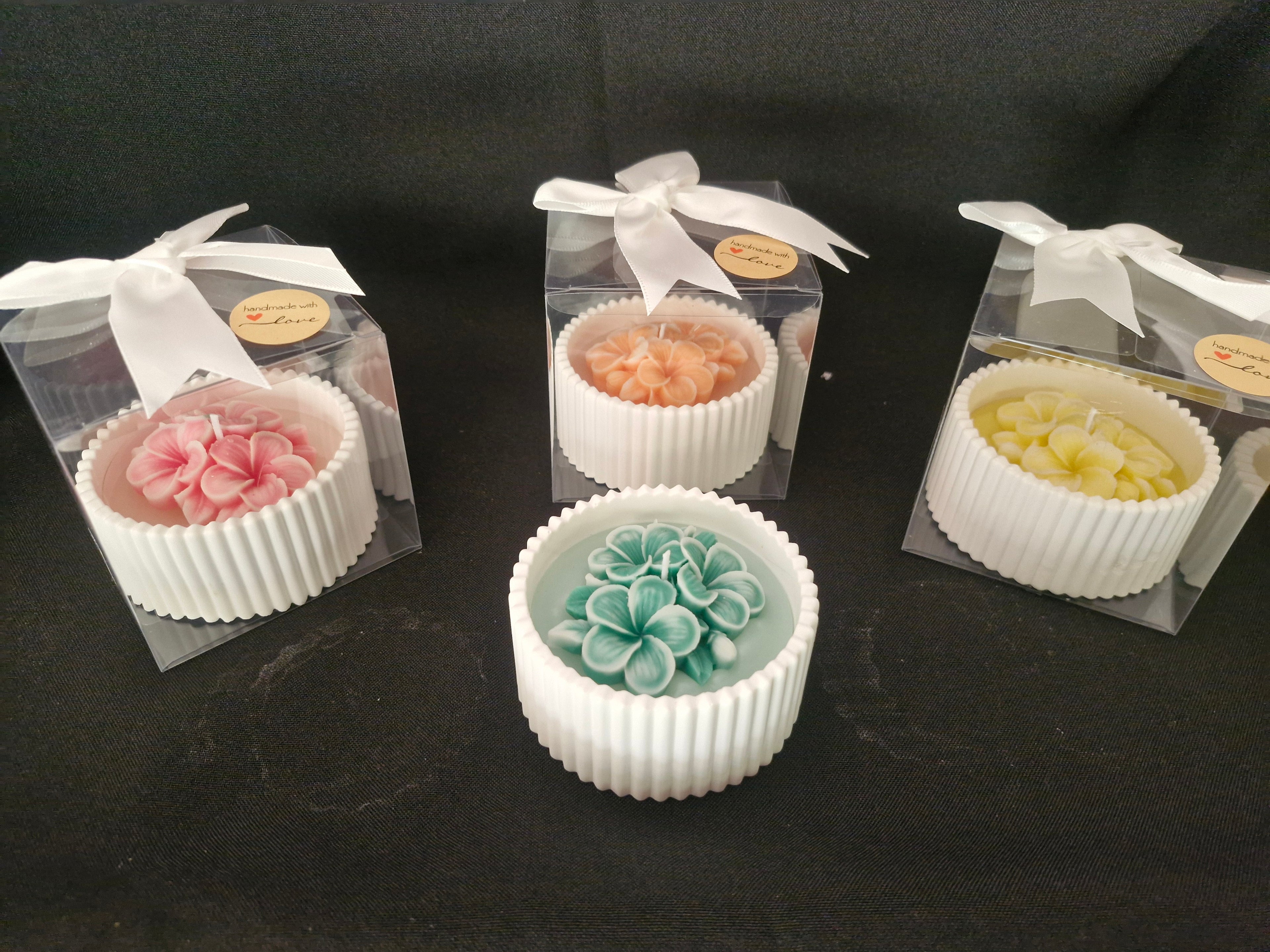 Flower-in-a-pot Candle