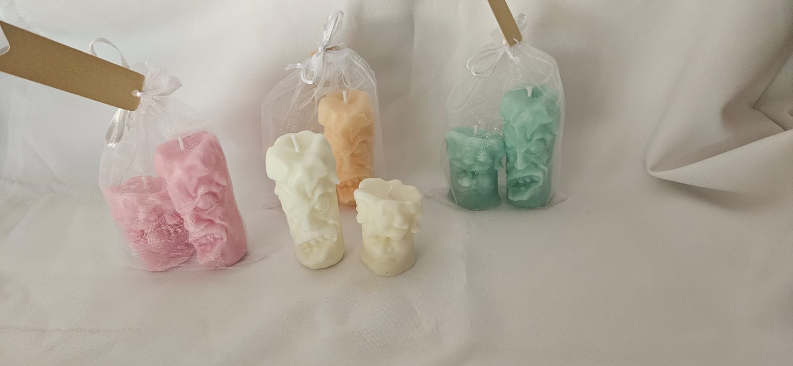 2 Pack Funny Face Candles